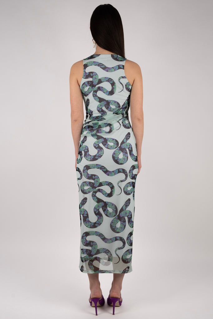 Mesh Dress - Floral Viper Mint