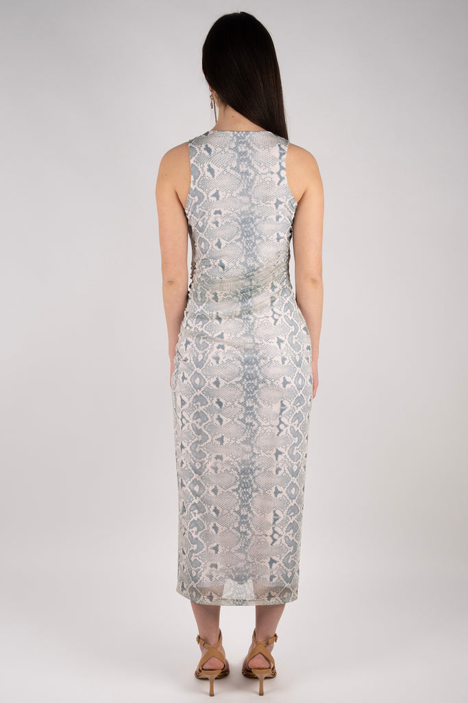 Mesh Dress - Snakeskin Sage Green | Nerida Mesh Dress - Snakeskin Sage Green | Nerida