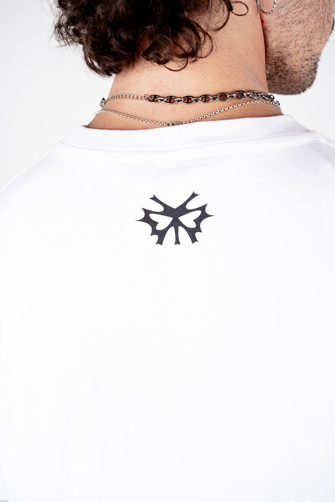 Nerida Tribal T-Shirt/White