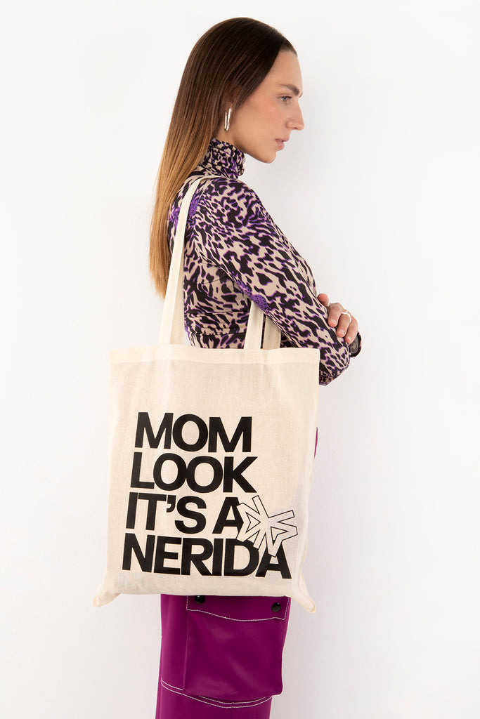 MOM LOOK IT'S A NERIDA TOTE BAG